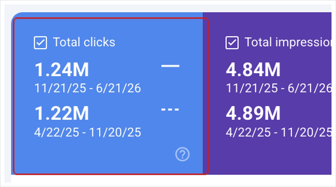 Search Console screenshot